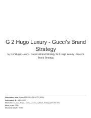 gucci marketing strategy pdf|guccis business strategy outside perspective.